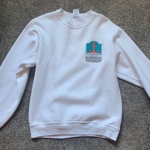 S white crewneck